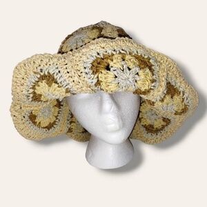 Steve Madden straw hat NWOT